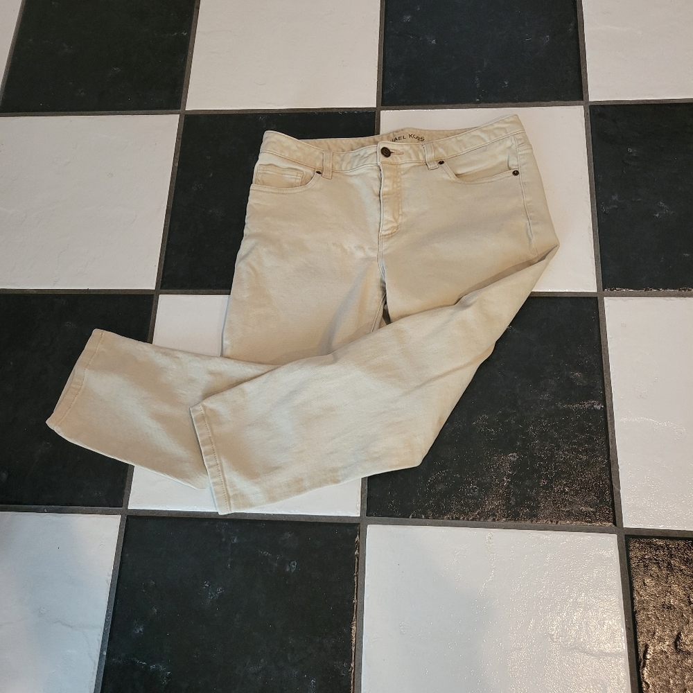 Michael Kors Women's Skinny Jeans in Cream